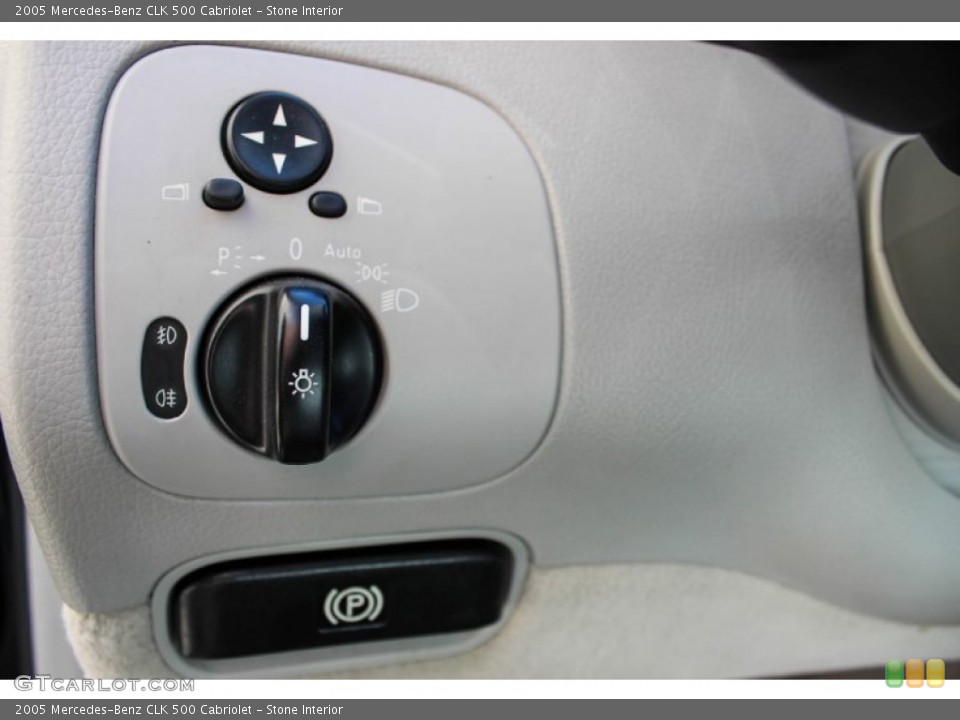 Stone Interior Controls for the 2005 Mercedes-Benz CLK 500 Cabriolet #92466346