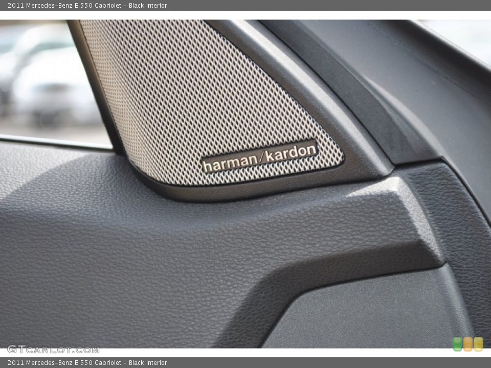 Black Interior Audio System for the 2011 Mercedes-Benz E 550 Cabriolet #92466796