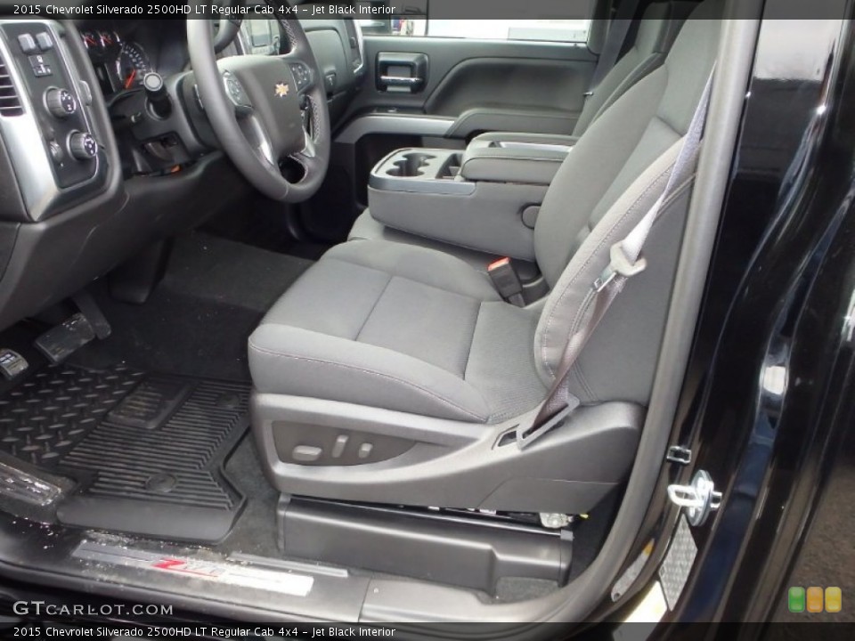 Jet Black Interior Photo for the 2015 Chevrolet Silverado 2500HD LT Regular Cab 4x4 #92468527