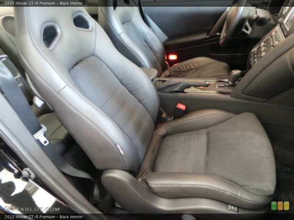 Black Interior Front Seat for the 2013 Nissan GT-R Premium #92474533