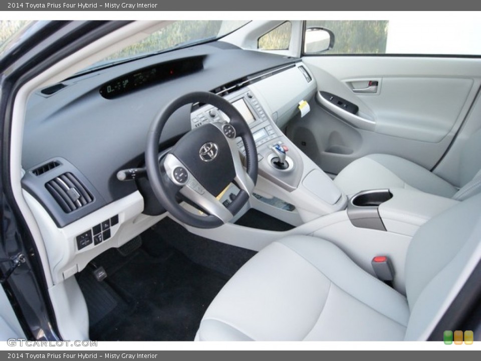 Misty Gray Interior Photo for the 2014 Toyota Prius Four Hybrid #92479019