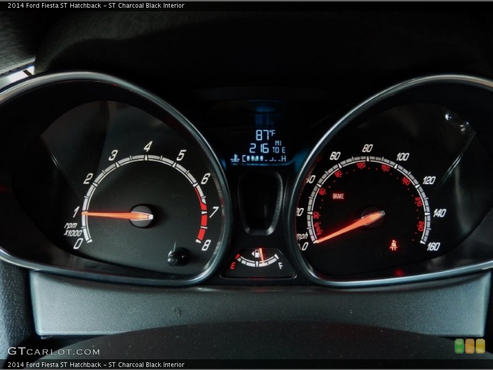 ST Charcoal Black Interior Gauges for the 2014 Ford Fiesta ST Hatchback #92479890