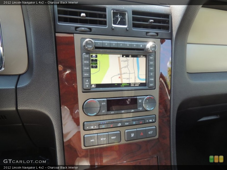 Charcoal Black Interior Controls for the 2012 Lincoln Navigator L 4x2 #92480381