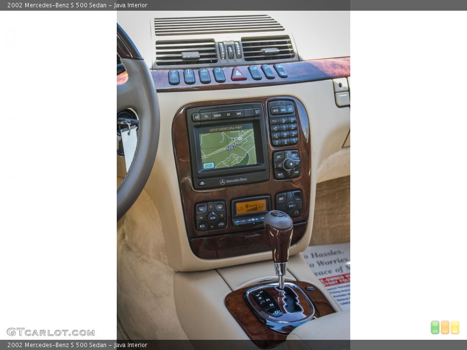 Java Interior Controls for the 2002 Mercedes-Benz S 500 Sedan #92481779