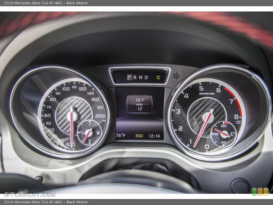 Black Interior Gauges for the 2014 Mercedes-Benz CLA 45 AMG #92483126