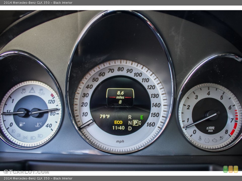 Black Interior Gauges for the 2014 Mercedes-Benz GLK 350 #92483300