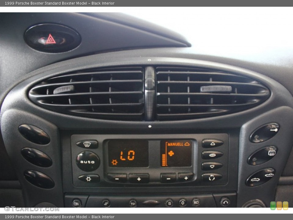 Black Interior Controls for the 1999 Porsche Boxster  #92483345