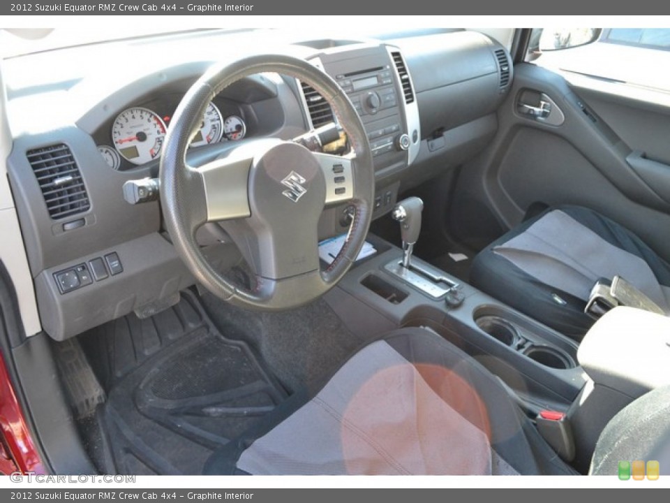 Graphite Interior Prime Interior for the 2012 Suzuki Equator RMZ Crew Cab 4x4 #92486902