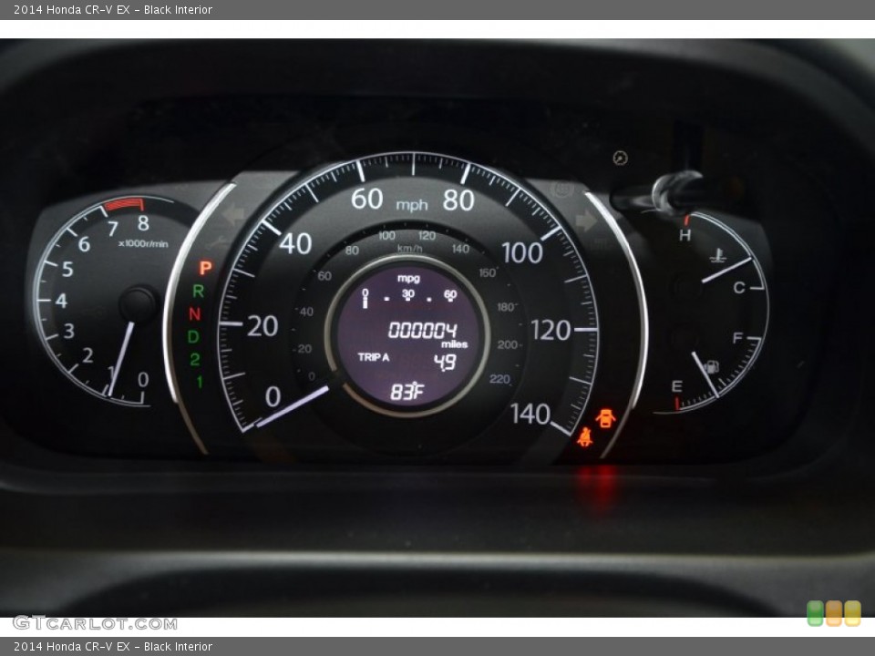 Black Interior Gauges for the 2014 Honda CR-V EX #92492457