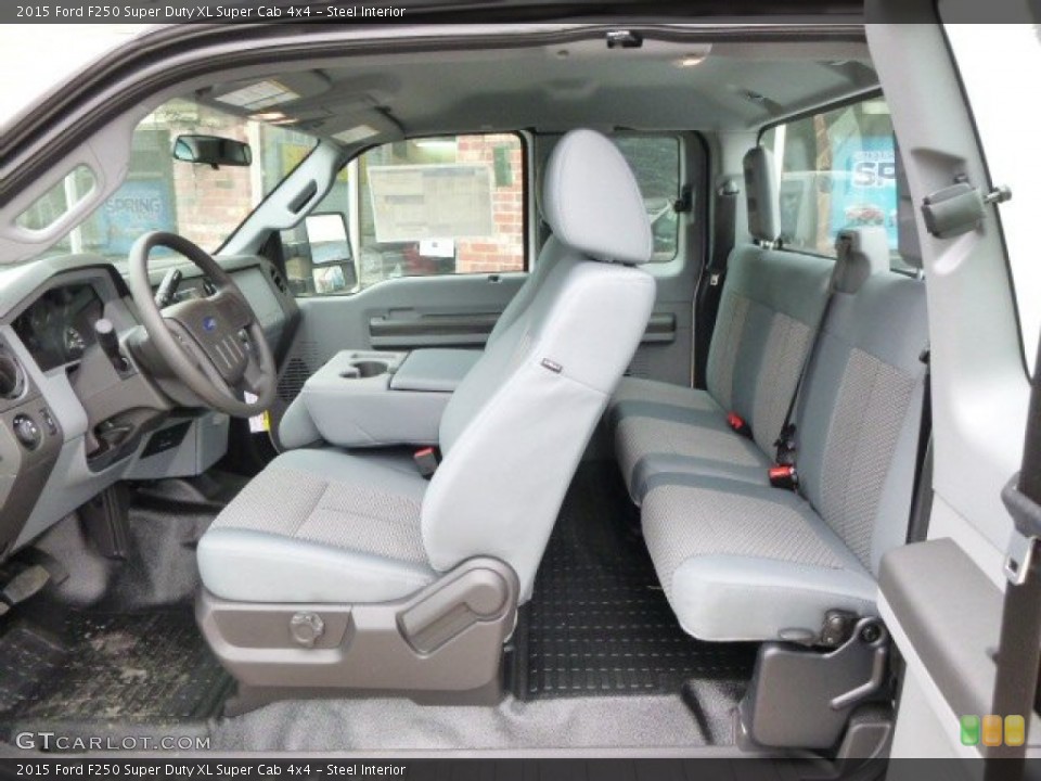 Steel Interior Photo for the 2015 Ford F250 Super Duty XL Super Cab 4x4 #92498613