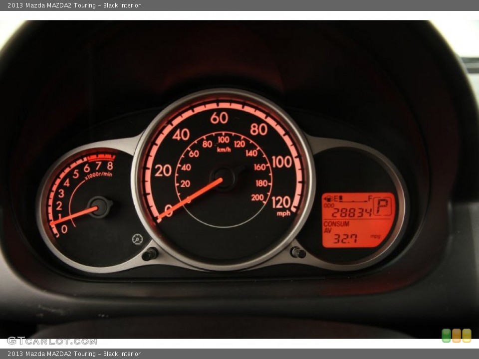 Black Interior Gauges for the 2013 Mazda MAZDA2 Touring #92503005