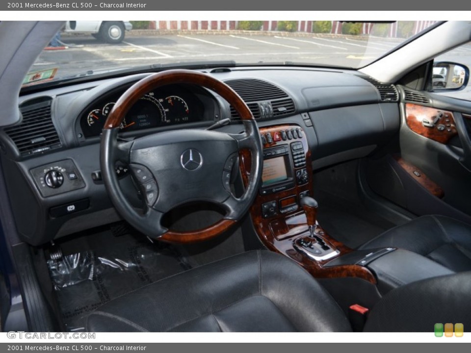 Charcoal 2001 Mercedes-Benz CL Interiors