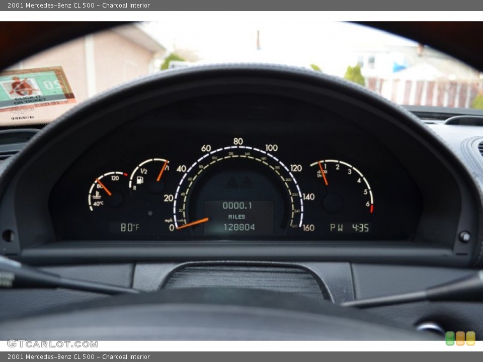 Charcoal Interior Gauges for the 2001 Mercedes-Benz CL 500 #92506548