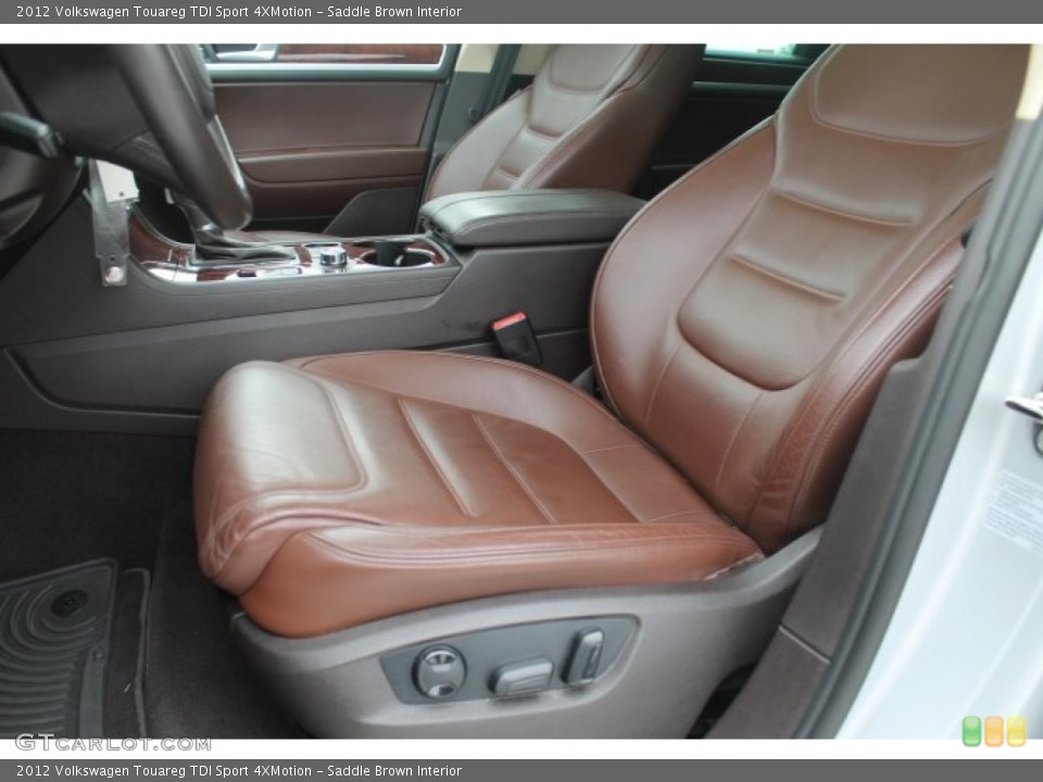 Saddle Brown Interior Front Seat for the 2012 Volkswagen Touareg TDI Sport 4XMotion #92507537