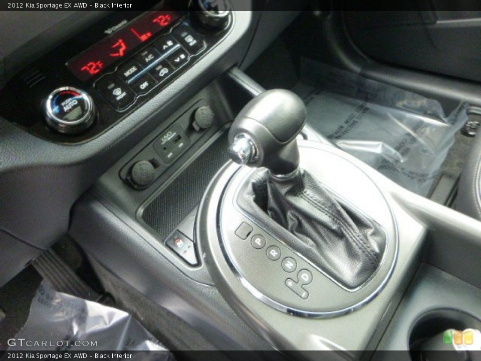 Black Interior Transmission for the 2012 Kia Sportage EX AWD #92508669
