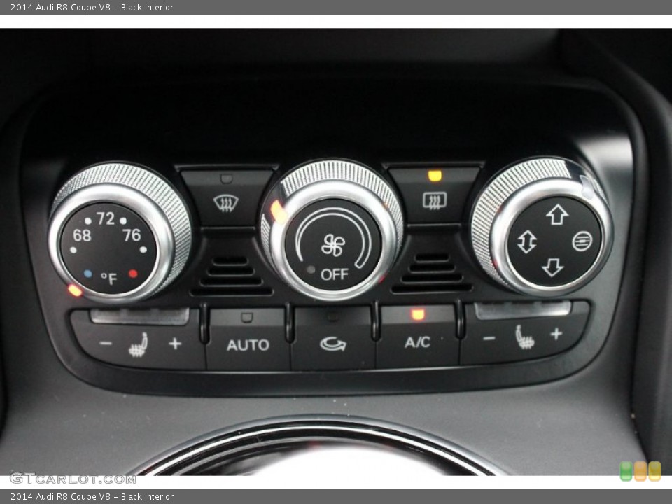 Black Interior Controls for the 2014 Audi R8 Coupe V8 #92514294