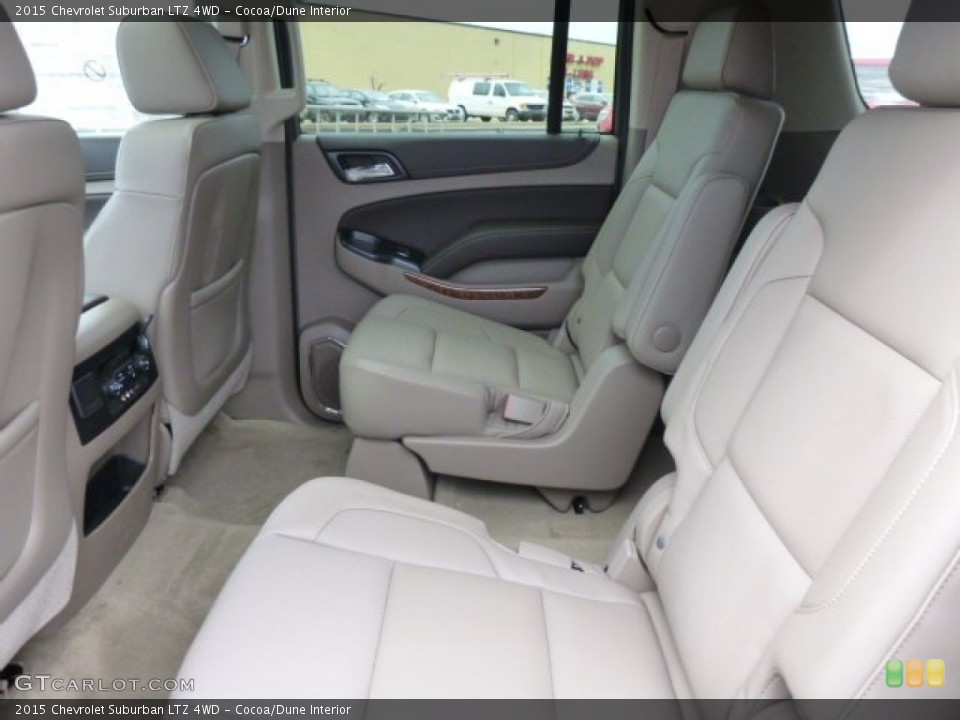 Cocoa/Dune Interior Rear Seat for the 2015 Chevrolet Suburban LTZ 4WD #92517078