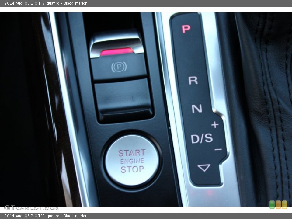 Black Interior Controls for the 2014 Audi Q5 2.0 TFSI quattro #92526717