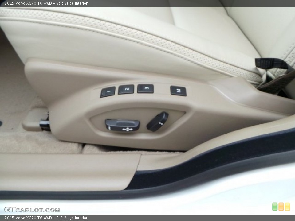 Soft Beige Interior Controls for the 2015 Volvo XC70 T6 AWD #92539011