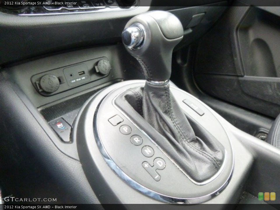 Black Interior Transmission for the 2012 Kia Sportage SX AWD #92539164