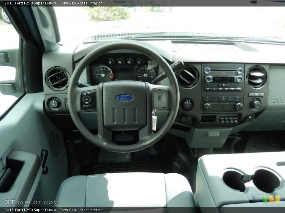 Steel Interior Dashboard for the 2015 Ford F250 Super Duty XL Crew Cab #92541597