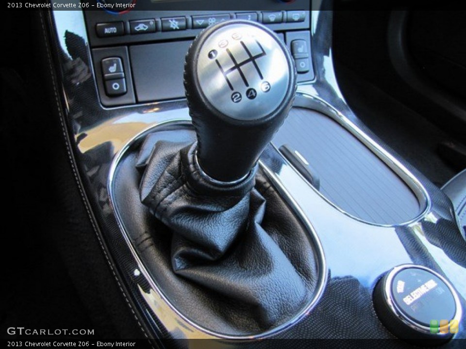 Ebony Interior Transmission for the 2013 Chevrolet Corvette Z06 #92542269