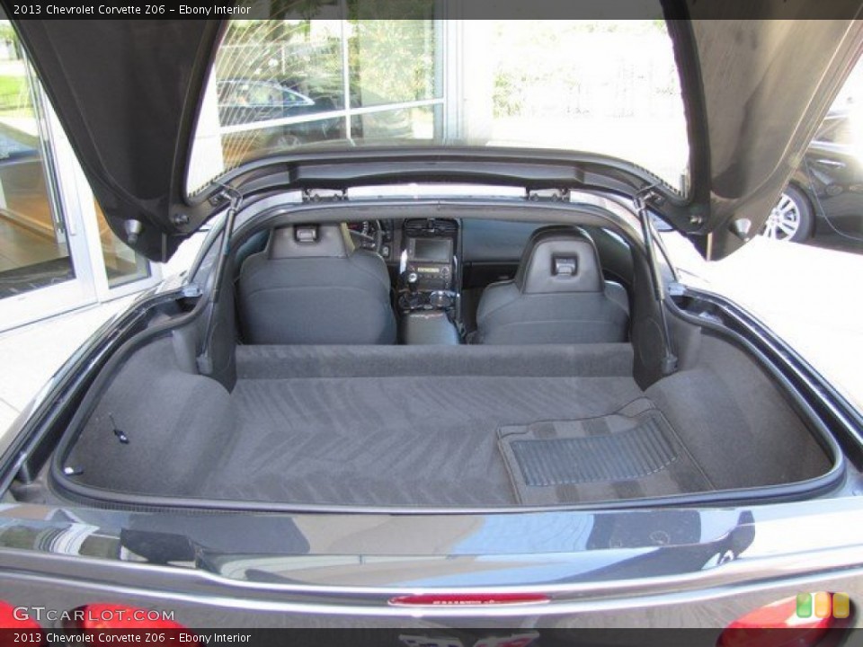 Ebony Interior Trunk for the 2013 Chevrolet Corvette Z06 #92542428