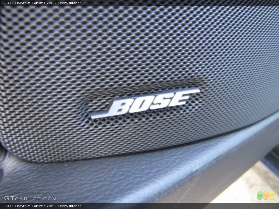 Ebony Interior Audio System for the 2013 Chevrolet Corvette Z06 #92542446