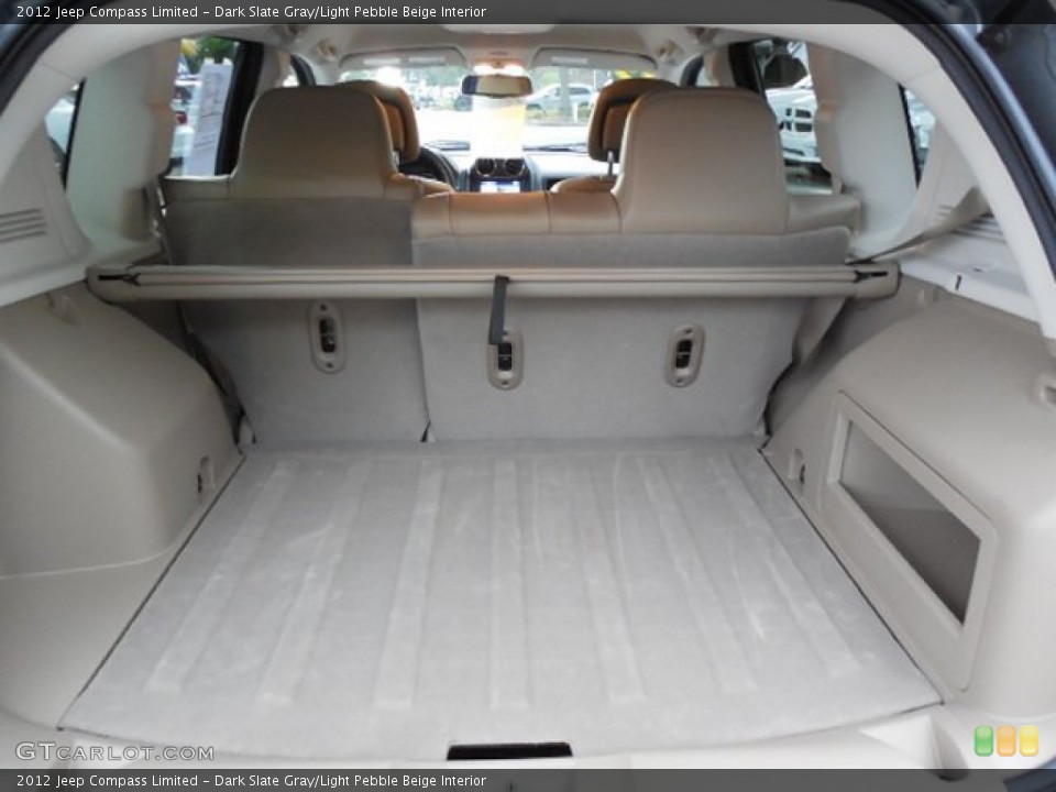 Dark Slate Gray/Light Pebble Beige Interior Trunk for the 2012 Jeep Compass Limited #92544096