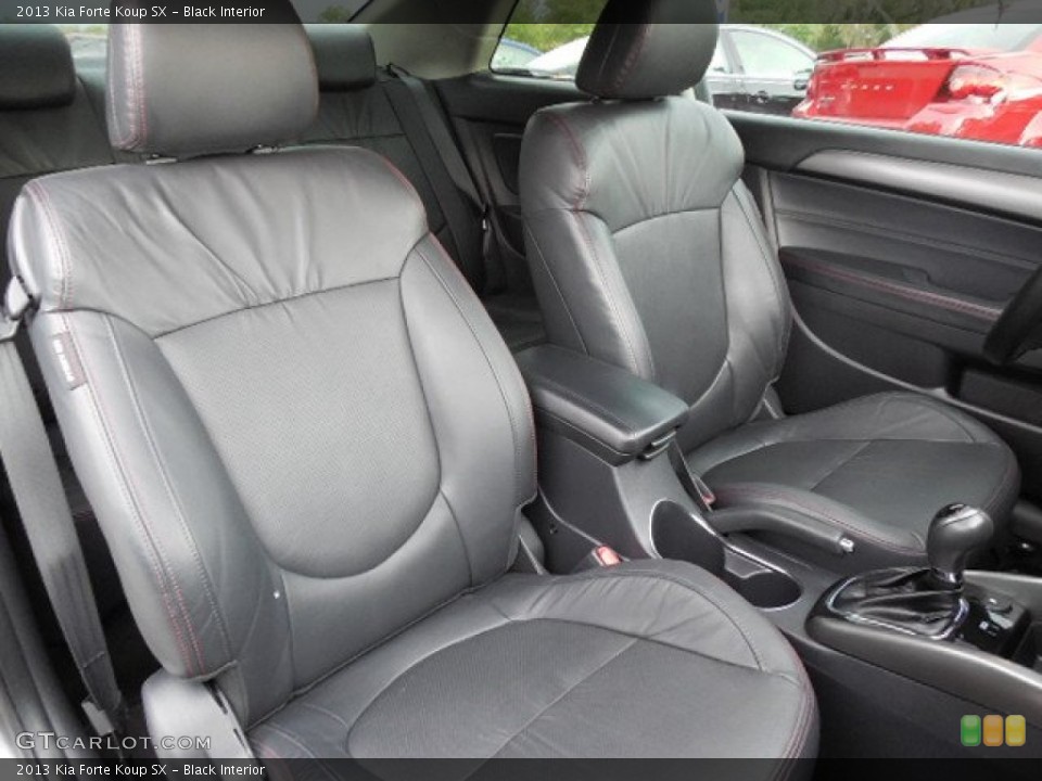 Black Interior Front Seat for the 2013 Kia Forte Koup SX #92544564