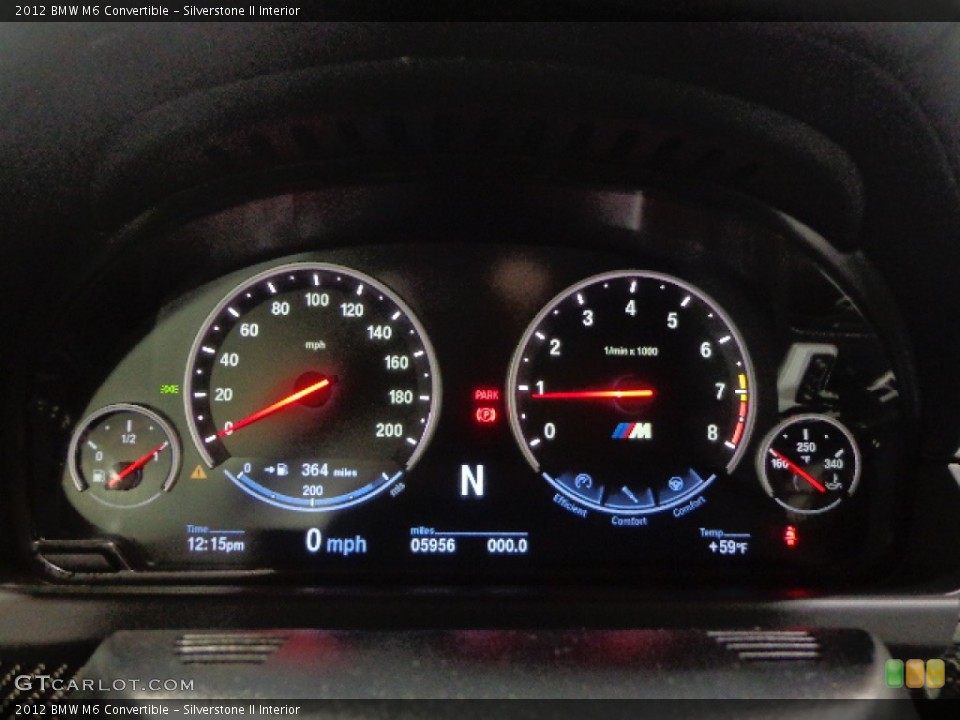 Silverstone II Interior Gauges for the 2012 BMW M6 Convertible #92546754