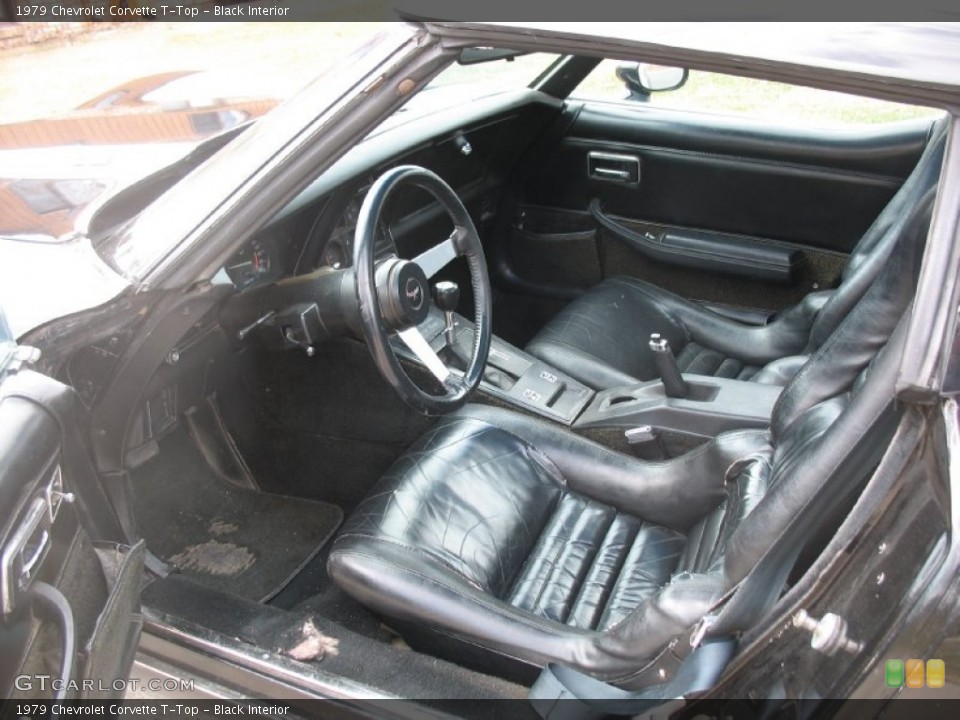 Black Interior Photo for the 1979 Chevrolet Corvette T-Top #92551880