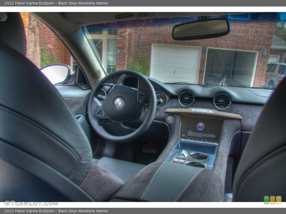 Black Onyx Monotone Interior Dashboard for the 2012 Fisker Karma EcoSport #92552807