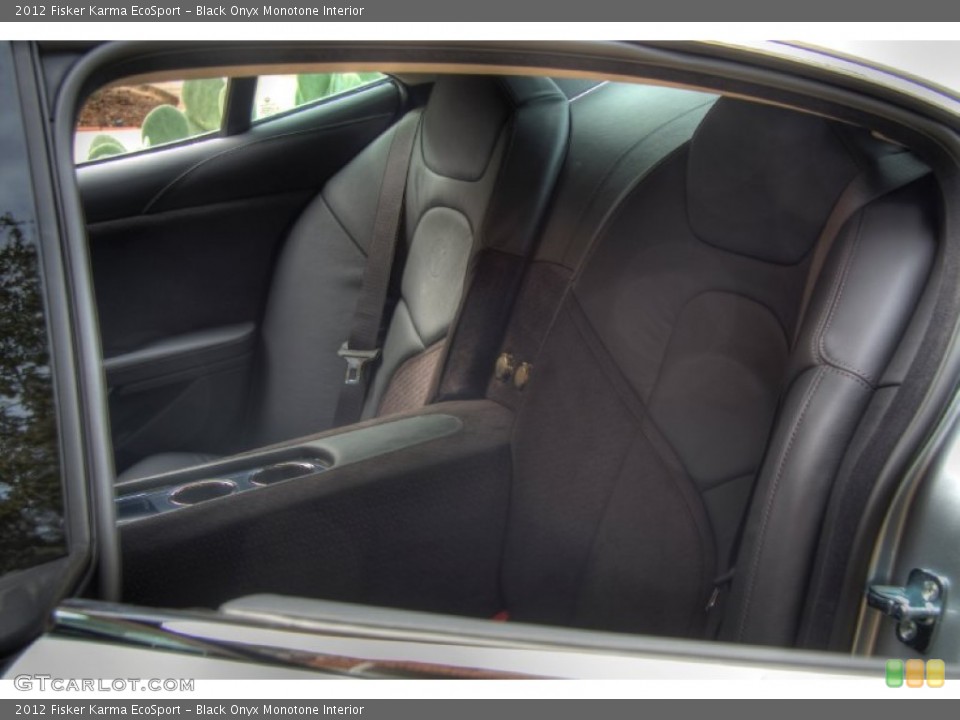 Black Onyx Monotone Interior Rear Seat for the 2012 Fisker Karma EcoSport #92552843