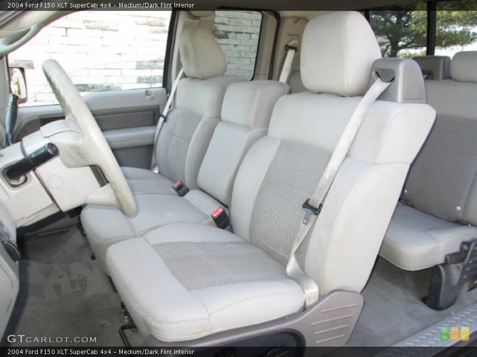 Medium/Dark Flint Interior Front Seat for the 2004 Ford F150 XLT SuperCab 4x4 #92554637