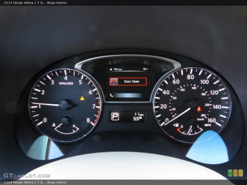 Beige Interior Gauges for the 2014 Nissan Altima 2.5 SL #92555027