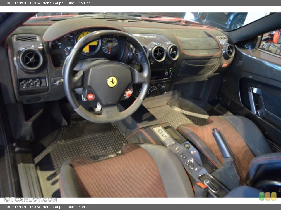 Black Interior Photo for the 2008 Ferrari F430 Scuderia Coupe #92564585