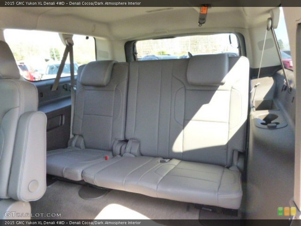 Denali Cocoa/Dark Atmosphere Interior Rear Seat for the 2015 GMC Yukon XL Denali 4WD #92566484