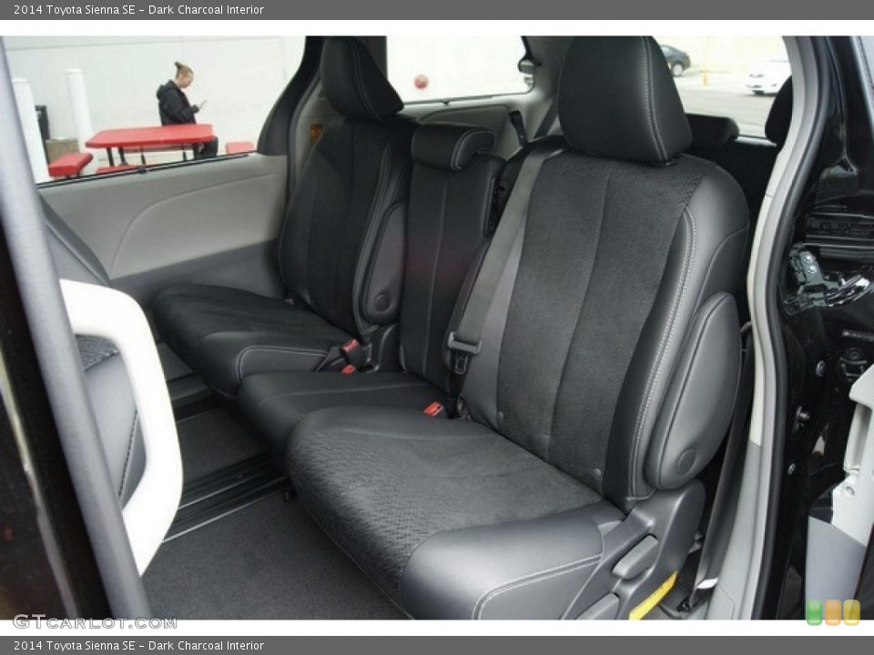 Dark Charcoal Interior Rear Seat for the 2014 Toyota Sienna SE #92567326
