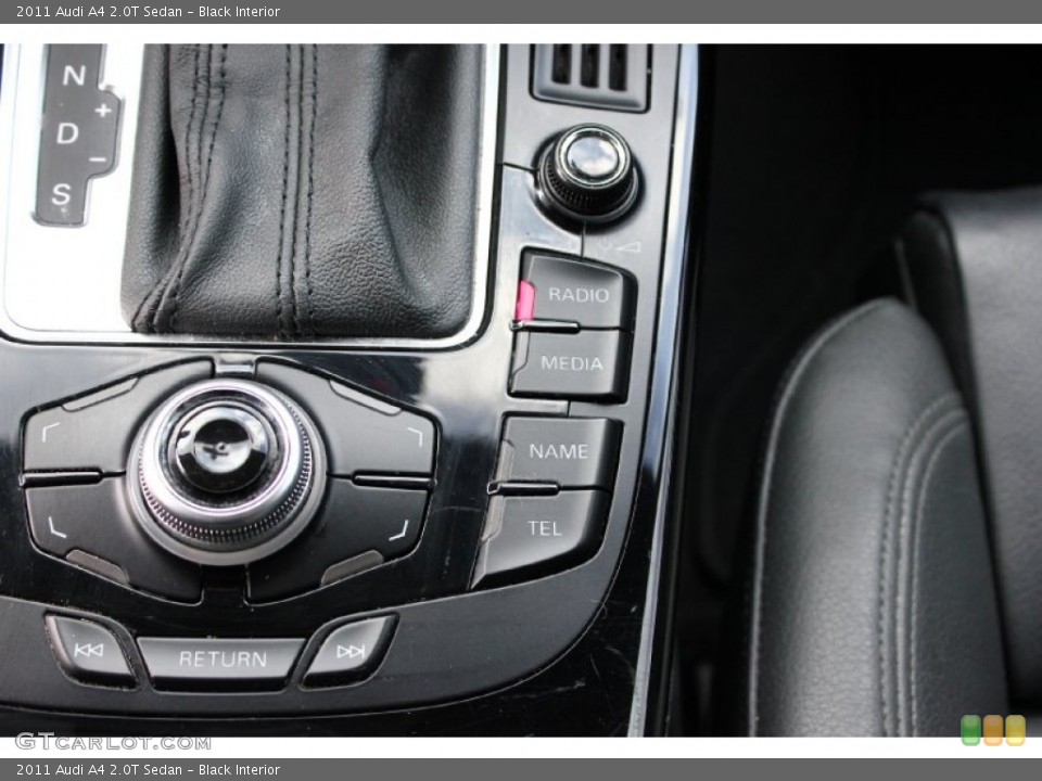 Black Interior Controls for the 2011 Audi A4 2.0T Sedan #92573714