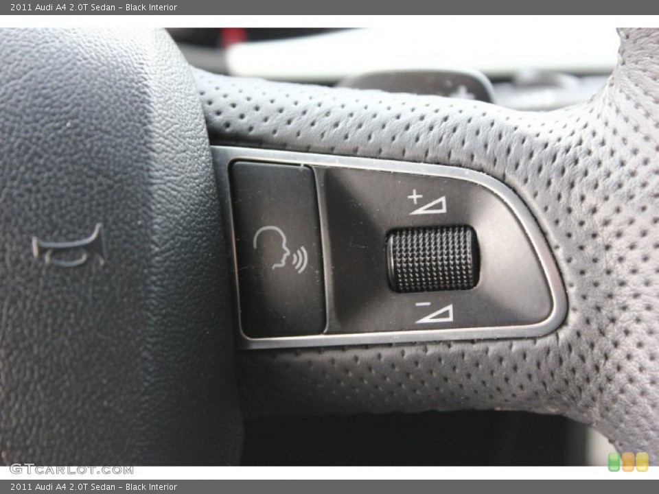 Black Interior Controls for the 2011 Audi A4 2.0T Sedan #92573996