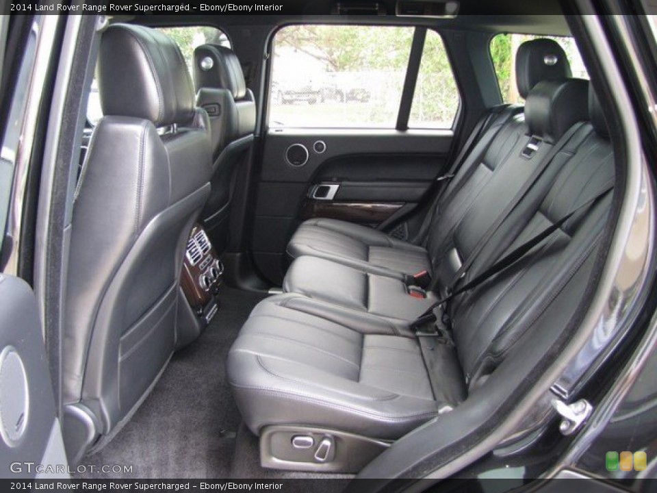 Ebony/Ebony Interior Rear Seat for the 2014 Land Rover Range Rover Supercharged #92576969