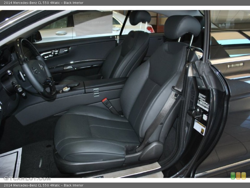 Black Interior Front Seat for the 2014 Mercedes-Benz CL 550 4Matic #92579435