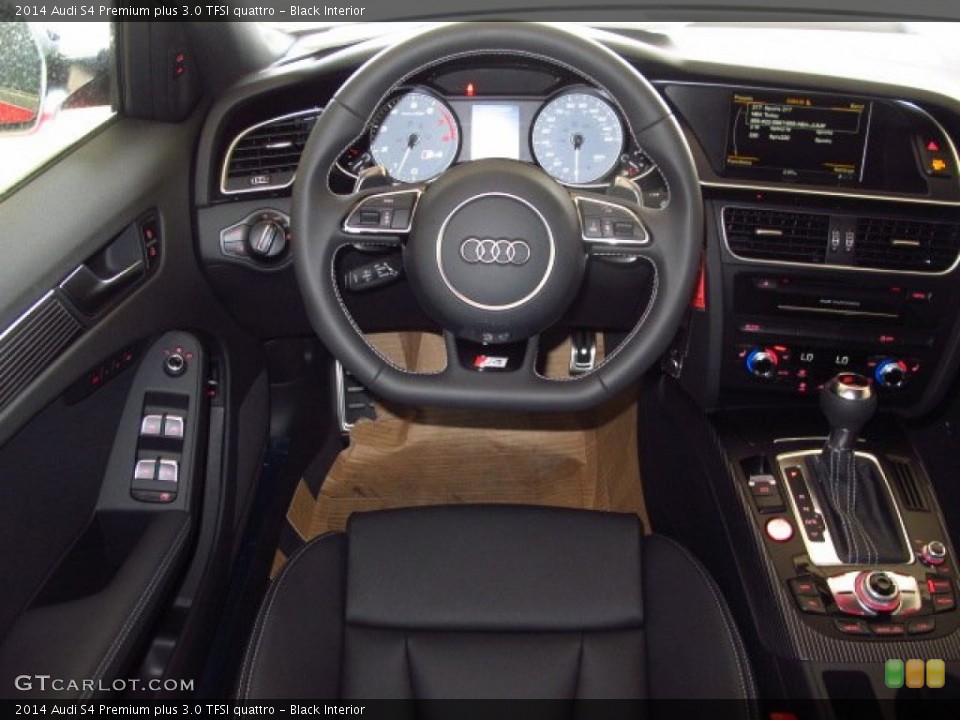 Black Interior Dashboard for the 2014 Audi S4 Premium plus 3.0 TFSI quattro #92583935