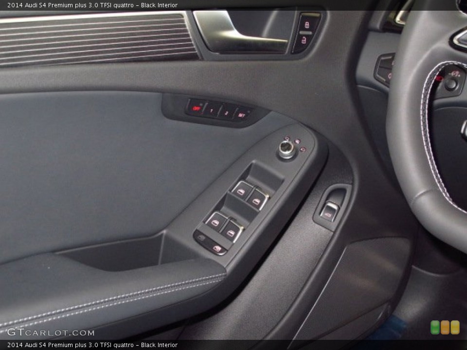 Black Interior Controls for the 2014 Audi S4 Premium plus 3.0 TFSI quattro #92583974