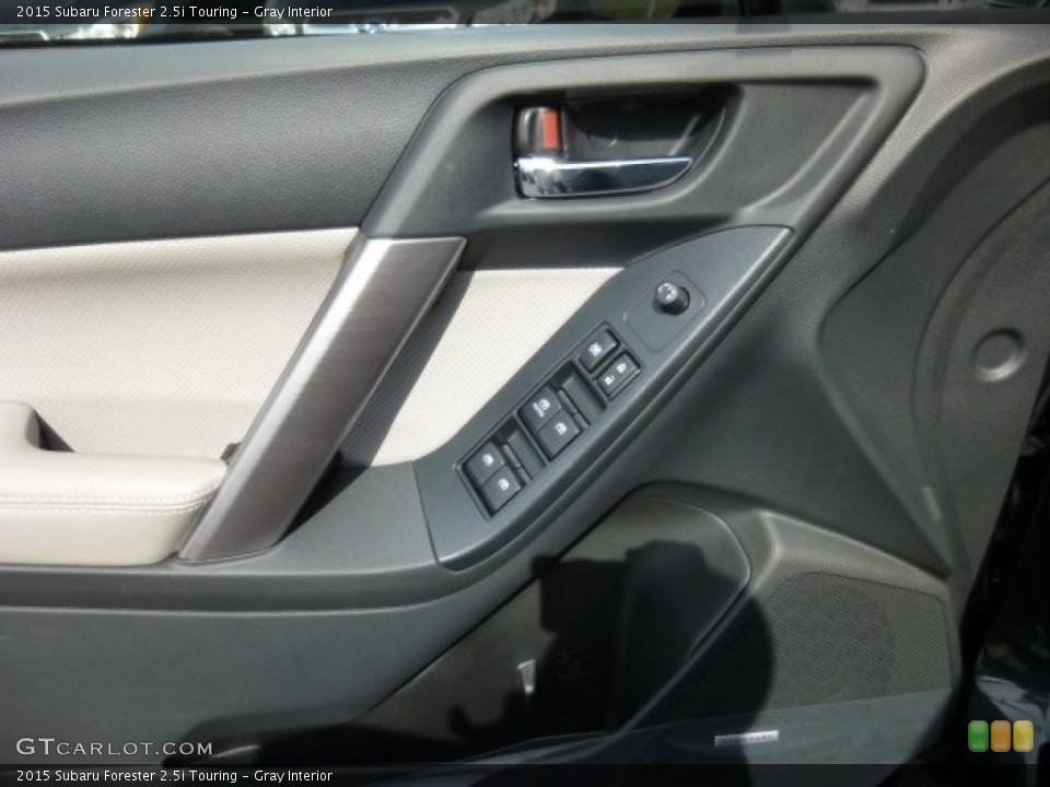 Gray Interior Controls for the 2015 Subaru Forester 2.5i Touring #92584325