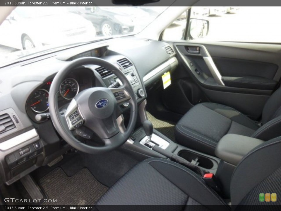 Black Interior Photo for the 2015 Subaru Forester 2.5i Premium #92584952