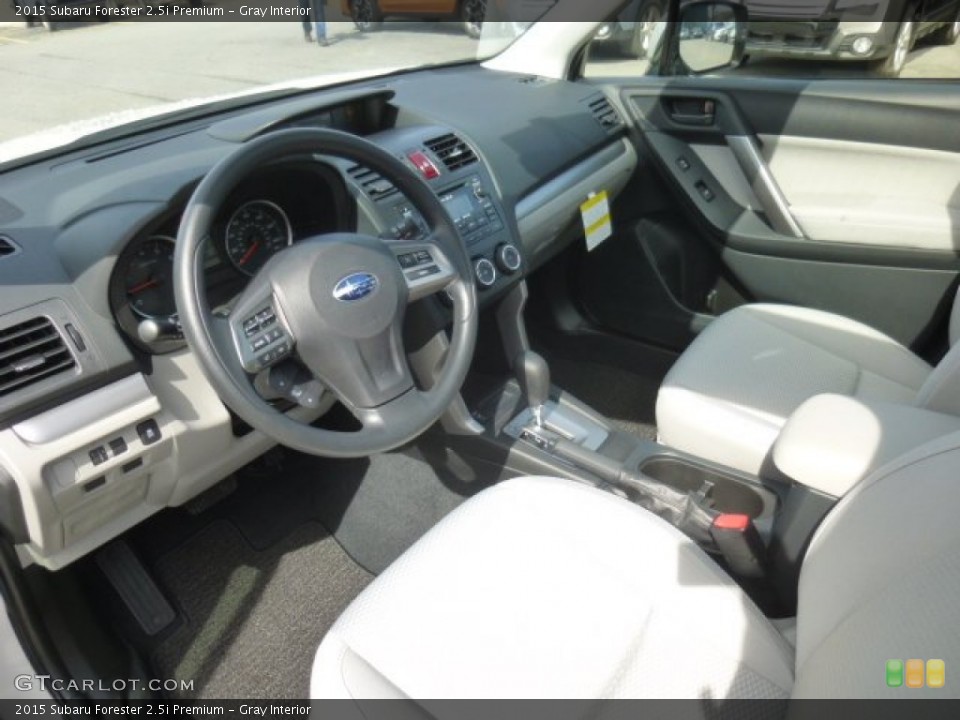 Gray Interior Photo for the 2015 Subaru Forester 2.5i Premium #92585264