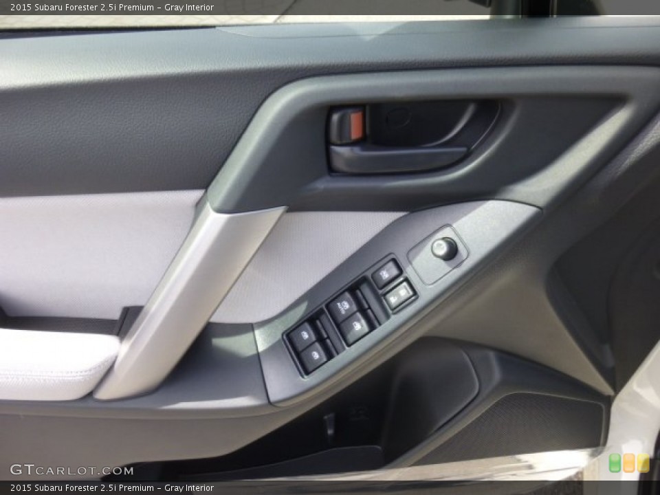 Gray Interior Controls for the 2015 Subaru Forester 2.5i Premium #92585276
