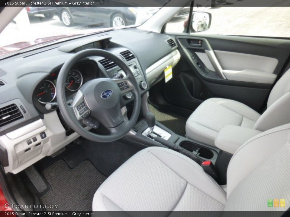 Gray Interior Photo for the 2015 Subaru Forester 2.5i Premium #92586359